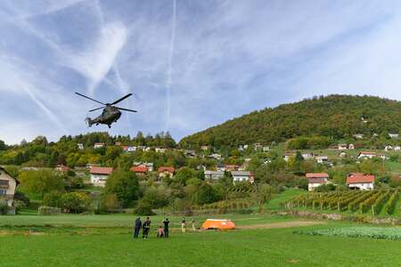 Regijska gasilska vaja "Gozdni požar na Semiški gori"